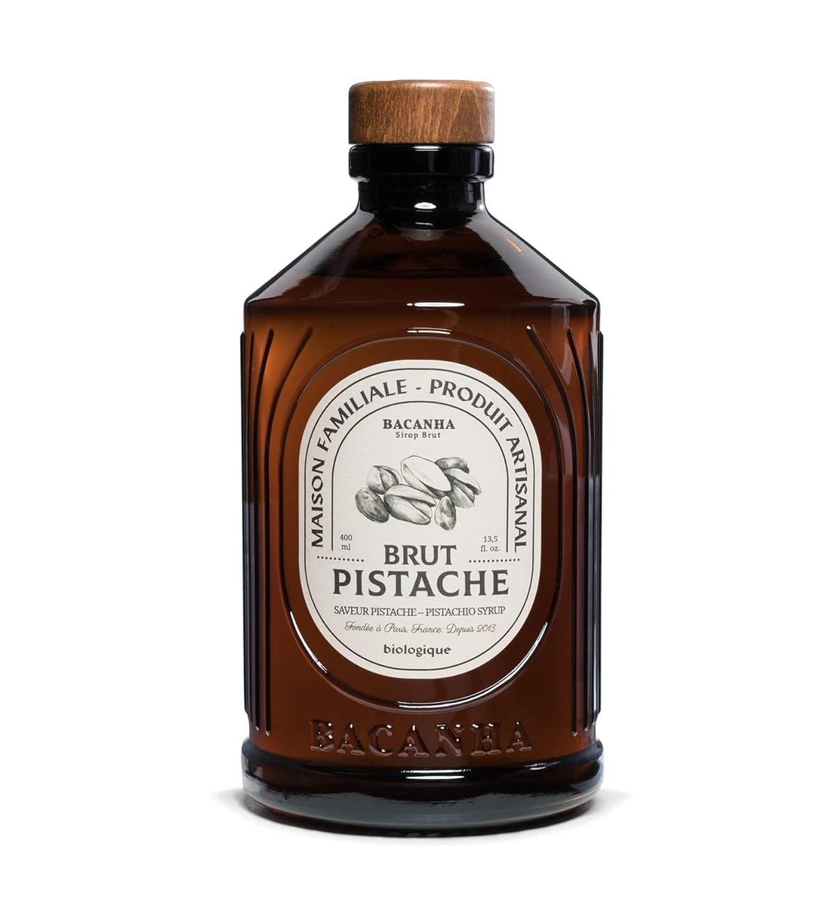 Sirop Bacanha Pistache Brut - Biologique - 400ml