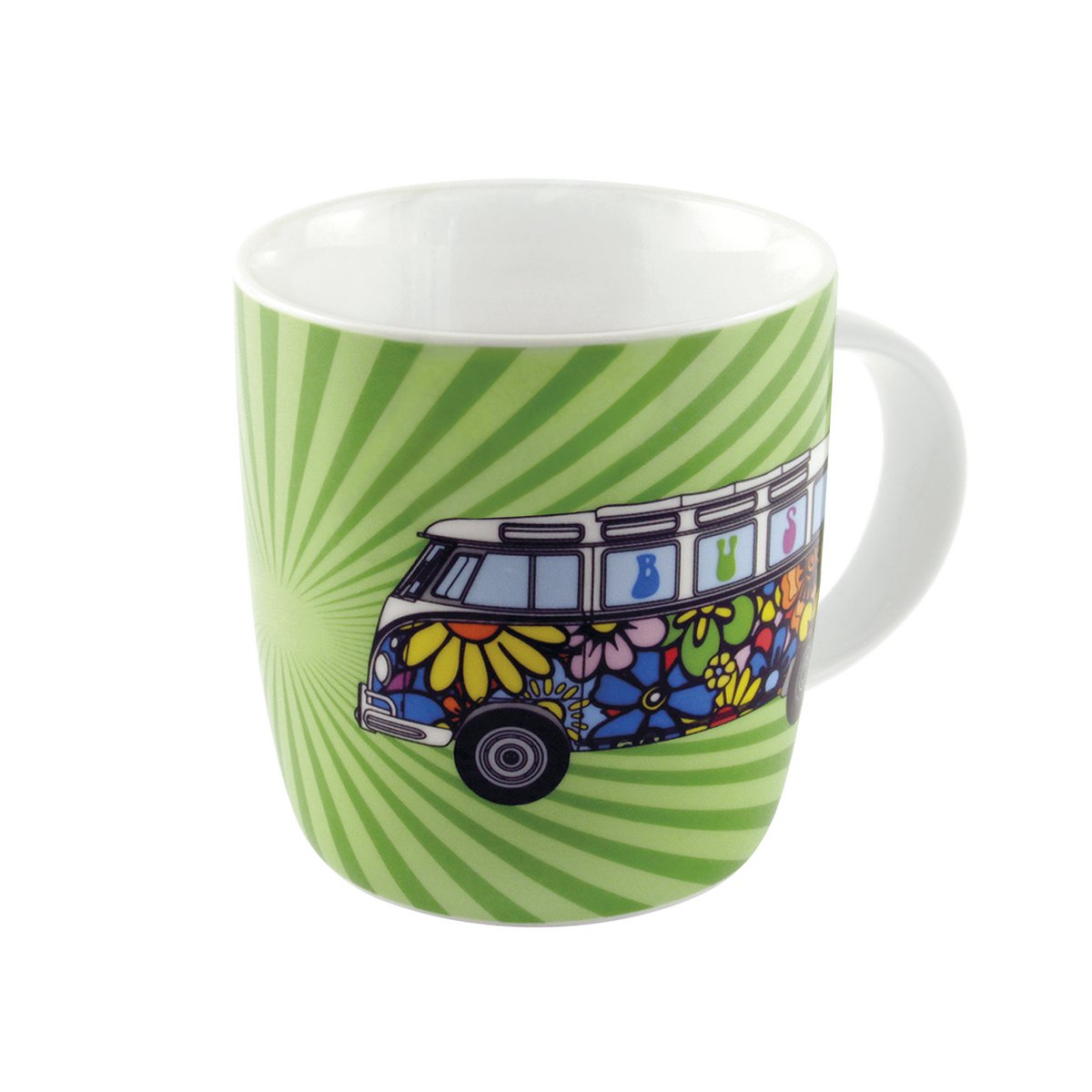 TASSE À CAFÉ 370 ML LOVE BUS VERT VW COLLECTION 