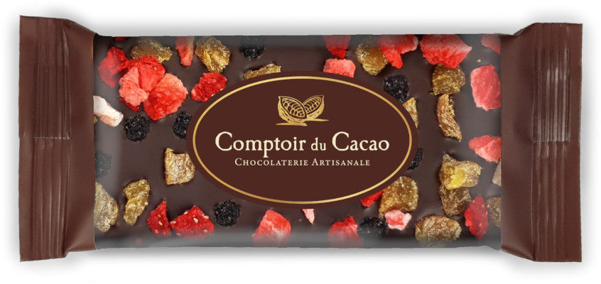 Mini Tablette Noir Fruits rouges et abricot