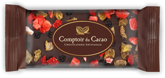 Mini Tablette Noir Fruits rouges et abricot
