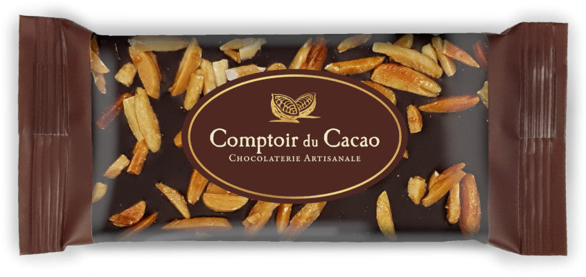 Mini Tablette Noire Amande Caramélisée 