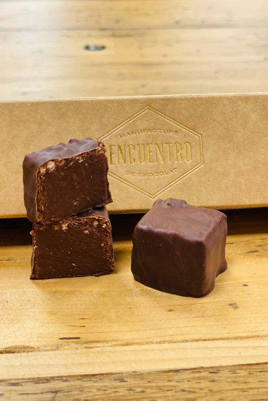 rochers en chocolat encuentro, chocolat bean to bar , chocolat d'exception