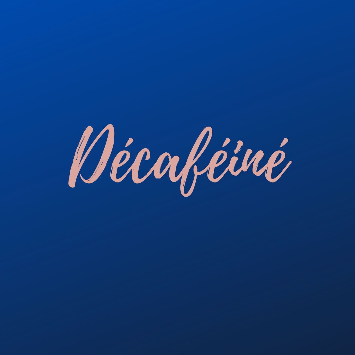 café décaféiné