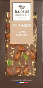 tablette Lait 35% Fruits Secs