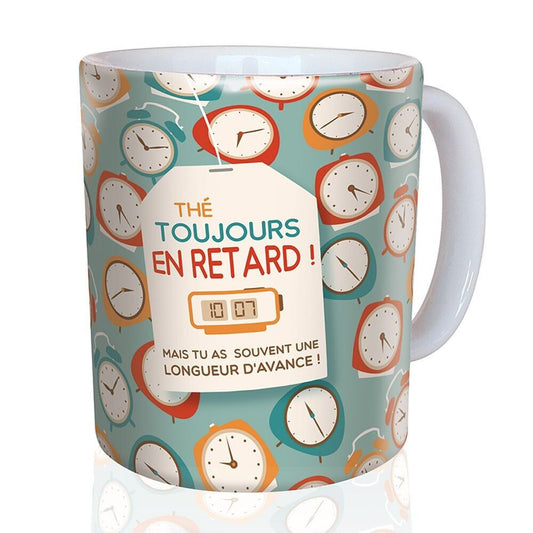 mug puce et nino " toujours en retard"